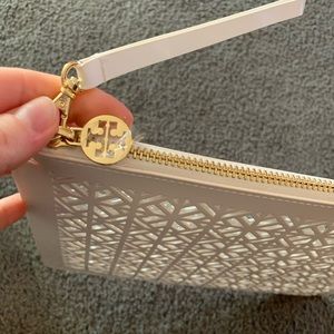 Tory Burch White Clutch